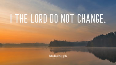 Malachi 3:6